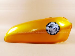 Image of Cafe Racer Honda CG125 Fuel Tank/ Gas Tank Golden CG Series