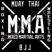 Image of MMA DECAL