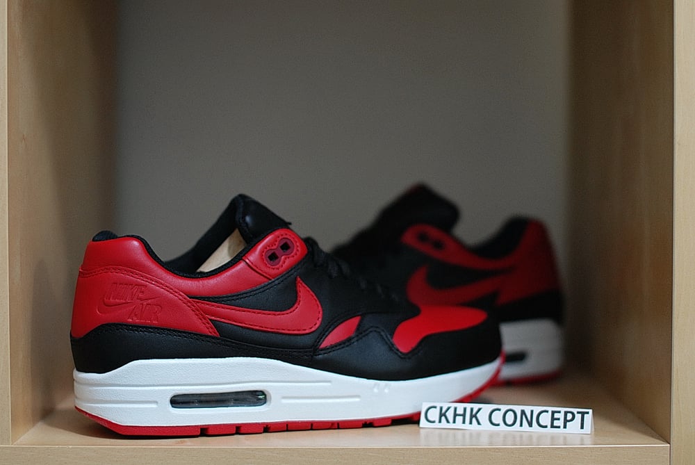 Image of NIKE AIR MAX 1 "BRED" - Valentines Day