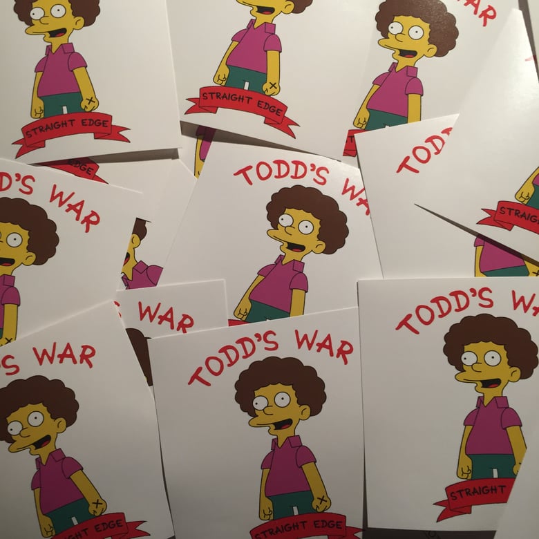 Image of Todd's War Sticker
