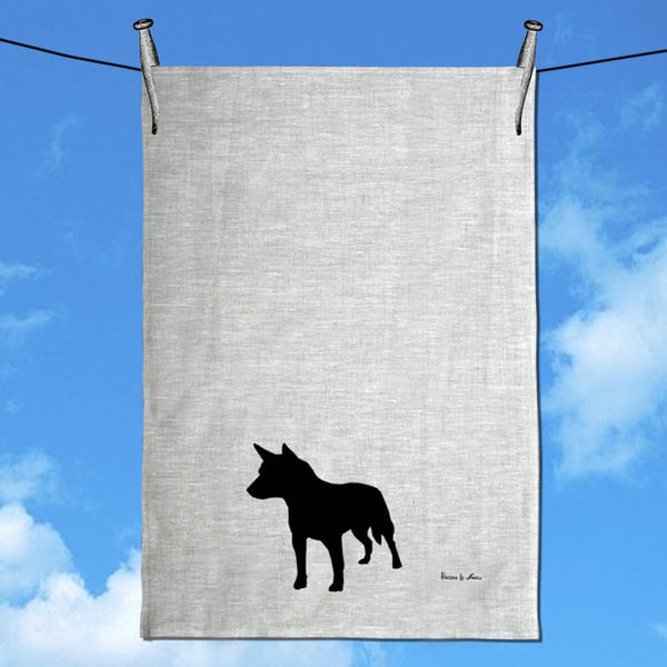 Image of Cattle Dog Blue Heeler Tea Towel