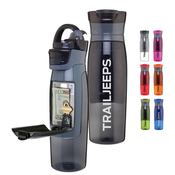 Image of Trail Jeeps 24oz. water bottle with pocket