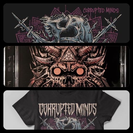 Image of Corrupted Minds Super Pack Vinyl+Cd+T-shirt