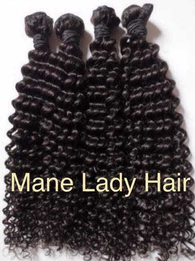 Image of Raw Virgin Brazilian Deep Wave Bundles