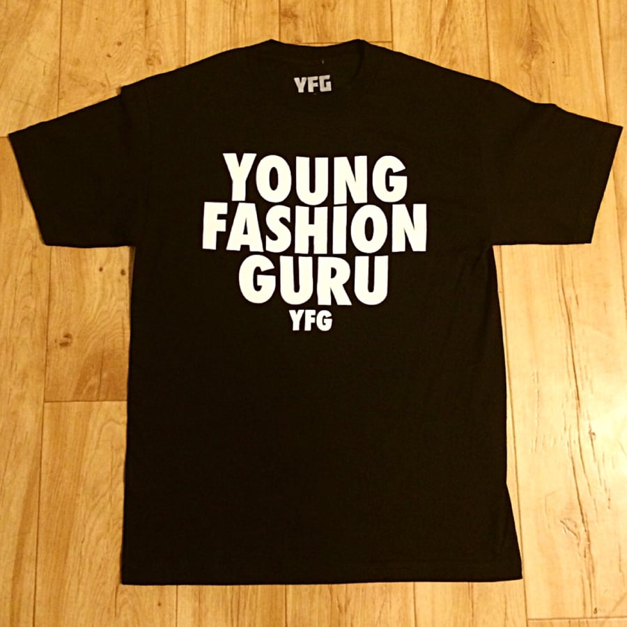 Image of Black/White YFG "Logo" Tee