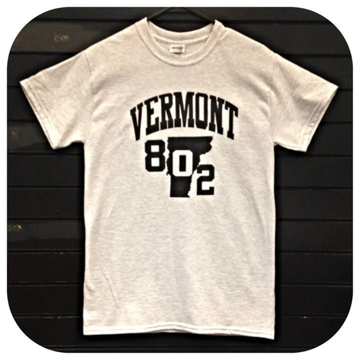 Image of 802 Vermont Arch on Ash Grey TShirt