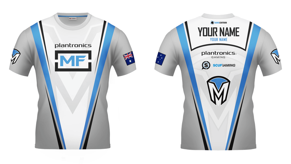 Image of MINDFREAK CALL OF DUTY CHAMPIONSHIP JERSEY (White)