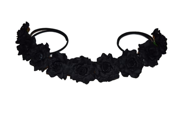 Image of Black Flower Crown