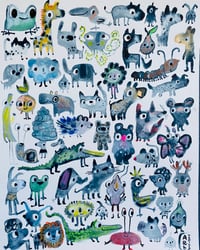 Image 2 of Friends   Original Artwork 9”X12” 