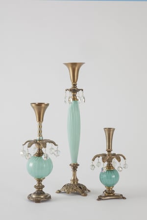 Luxuriant 1 Candlesticks - harlequin light