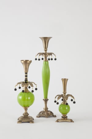 Delighter 1 Candlesticks - harlequin light