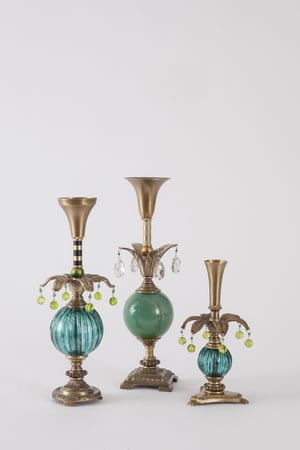 Luxuriant 2 Candlesticks - harlequin light