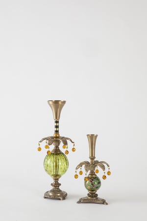 Delighter 3 Candlesticks - harlequin light