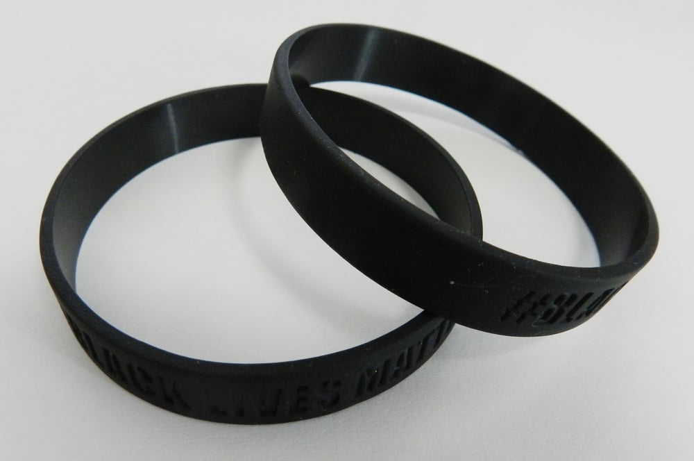 Image of #BLACK LIVES MATTER wristband