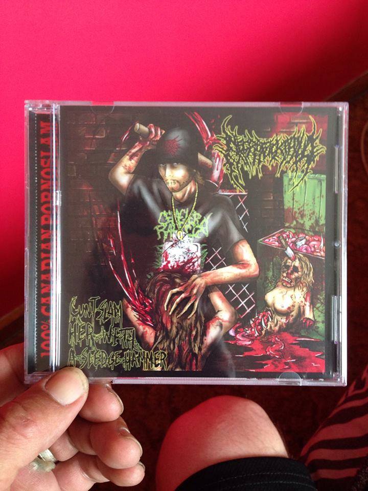 Image of Necrofuckphilia - Cunt Slam Her With A Sledghammer (Autographed)