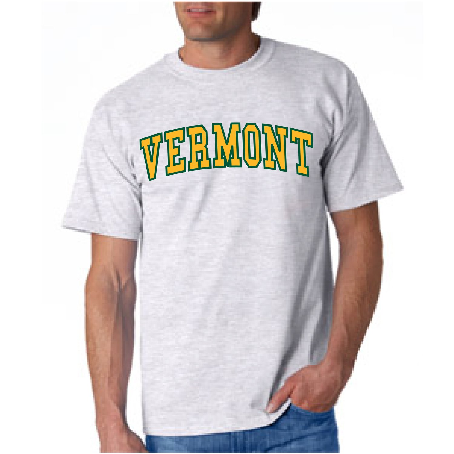 Image of Adult & Kids Vermont (UVM) Arch T-Shirt - University of Vermont tee shirt tshirt