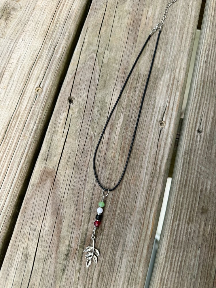 Image of Free Palestine Necklace (Leaf 4)