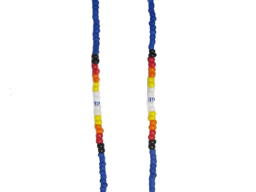 Image of TRIANGLE hand-beaded necklace