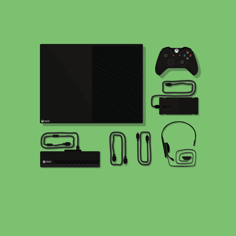 Image of Xbox One Illustration (30cm x 30cm)