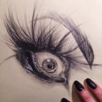 Eye of crow