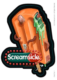 Screamsickle Sticker