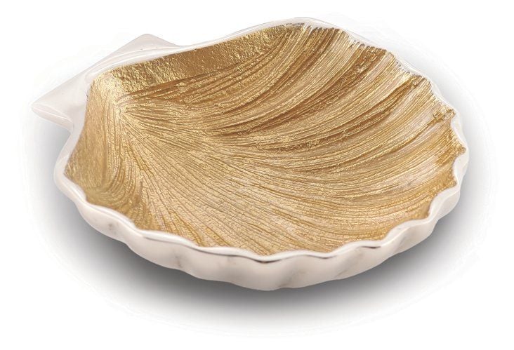 Image of Gold Scallop Dish 