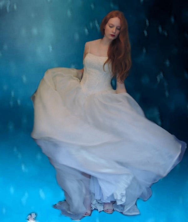 Image of Miss Aurora  -  pure beauty ivory silk wedding gown