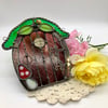 Purple Fairy Door Suncatcher