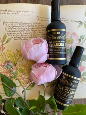 Image of Rose & Chamomile Infused Face Cleansing Oil 100ml 