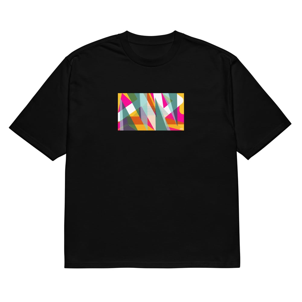 Image of "PYRAMIDS" Oversized heavyweight t-shirt