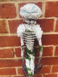 Image 4 of Sitting pearly fungi - handmade - mushroom core