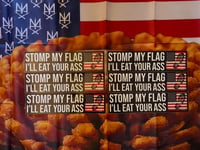 stomp flag sticker