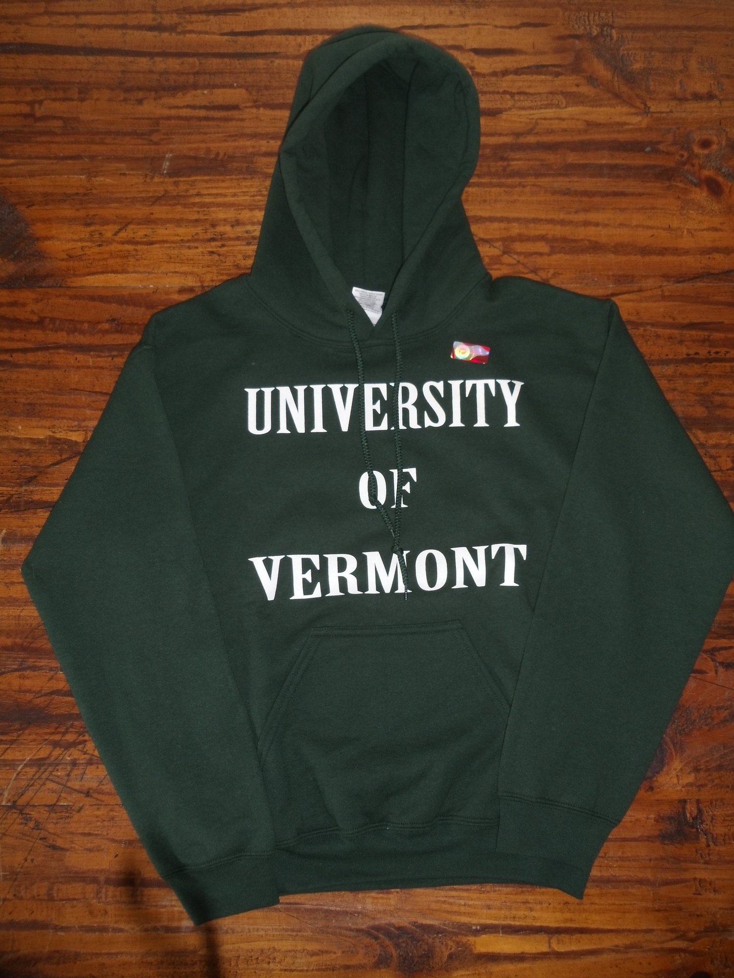 Image of University of Vermont (UVM) Hooded Sweatshirt w/ Paw on the Back - Available in Kids & Adult Sizes