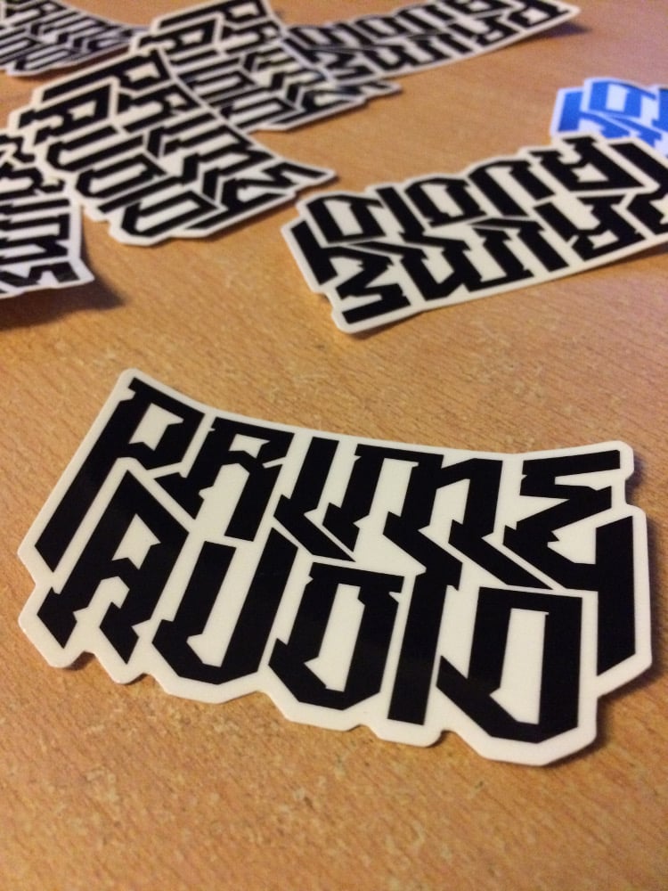 Image of Prime Audio Sticker Design 1 (99p per sticker