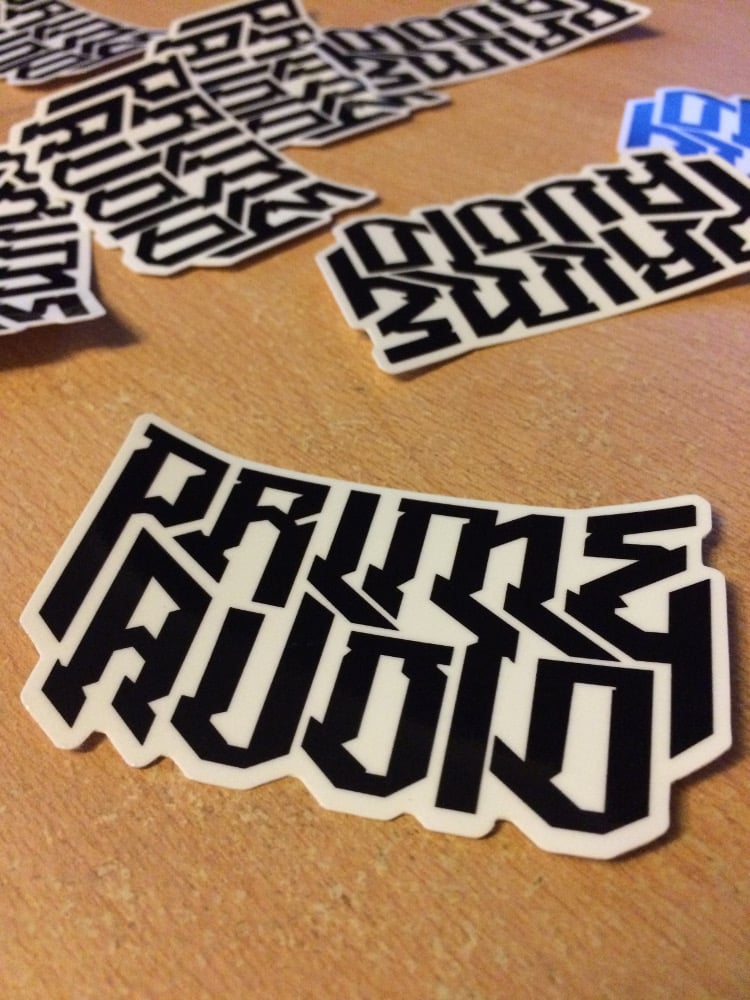 Image of Prime Audio Sticker Design 1 (99p per sticker