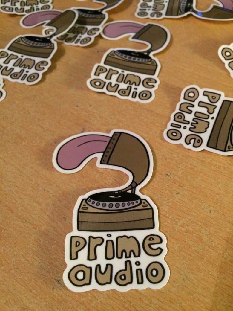 Image of Prime Audio Sticker Design 2 (99p per sticker)