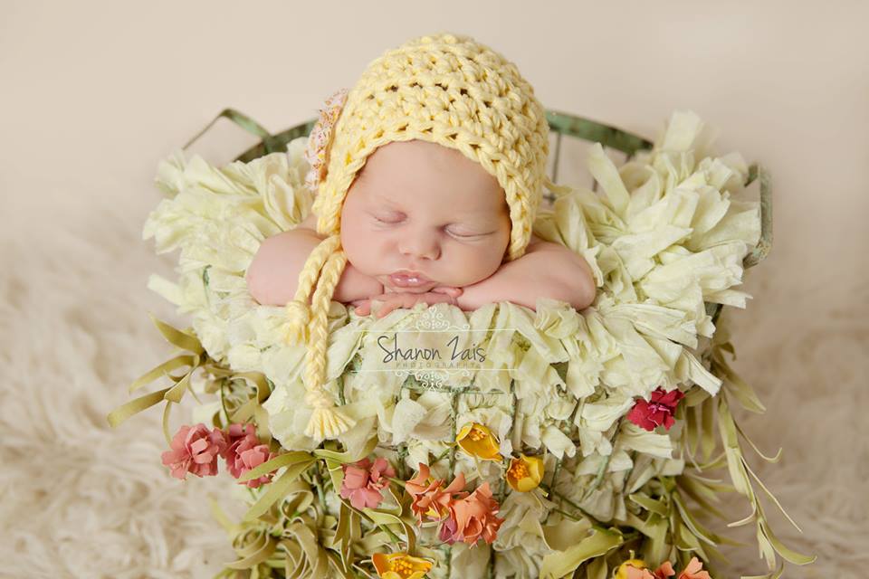 Newborn best sale sunflower bonnet