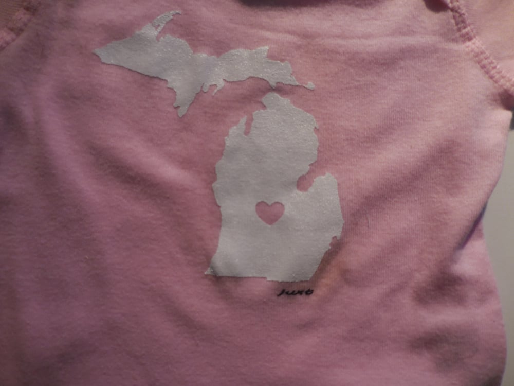 Image of Home is where the heart is baby onesie