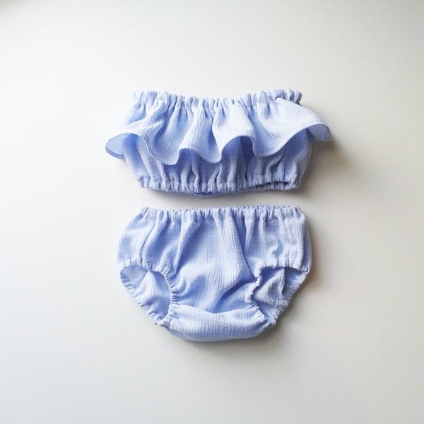 Image of TWO PIECE Sunsuit - SKY