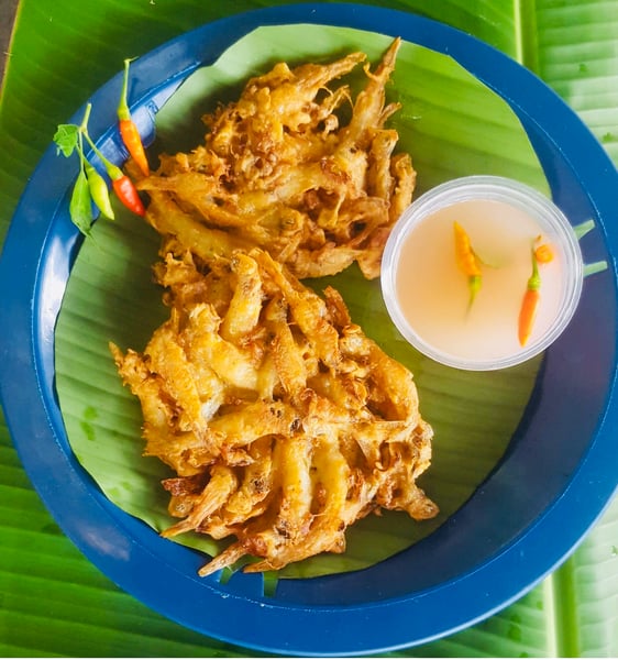 Image of Fried Dilis 2 pcs includes rice and drink with free delivery