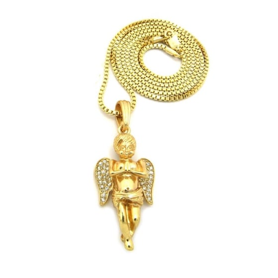 Image of Large Iced Out Praying Angel