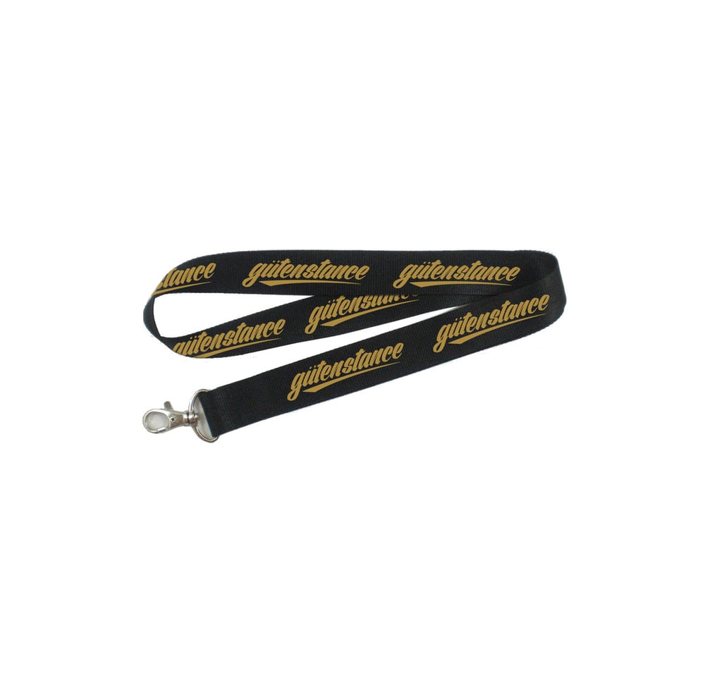 Image of GütenStance Original Logo Lanyard Black