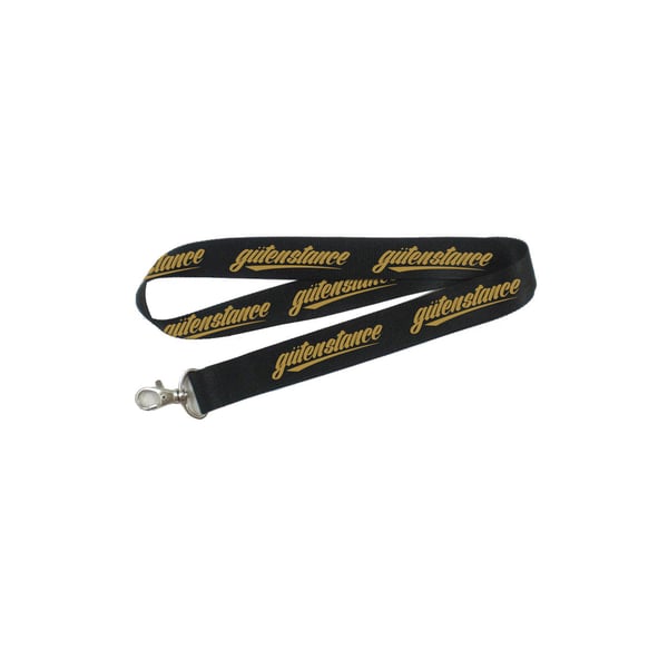 Image of GütenStance Original Logo Lanyard Black