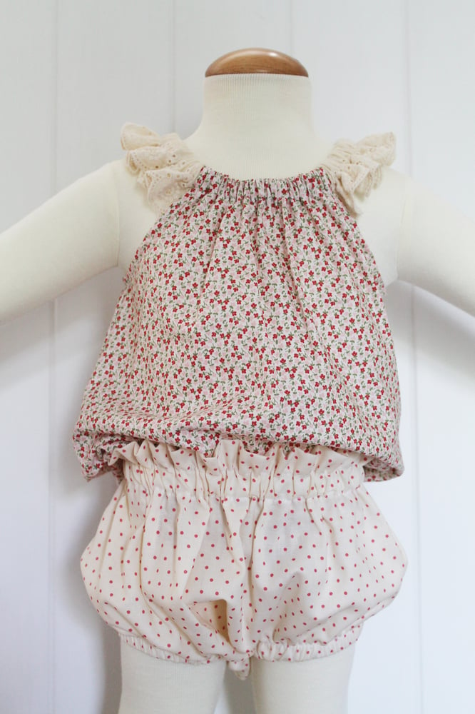 Image of Cherry Dot - High Waisted Bloomers