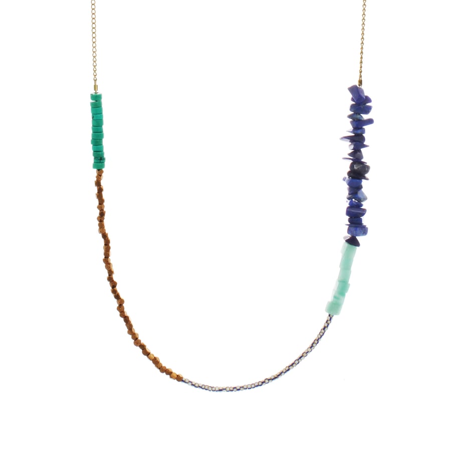 Image of WHIMSY BEADED CHAIN OCEAN