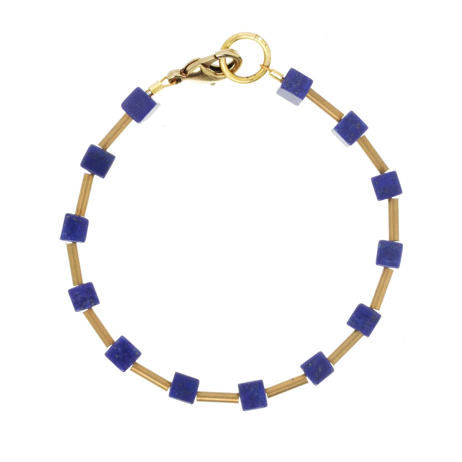 Image of LAPIS CUBE bracelet