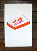 Image of "Boston Police" Silkscreened Poster