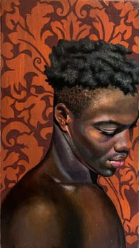 Image 6 of “Othello and Desdemona” Original painting on wooden box 