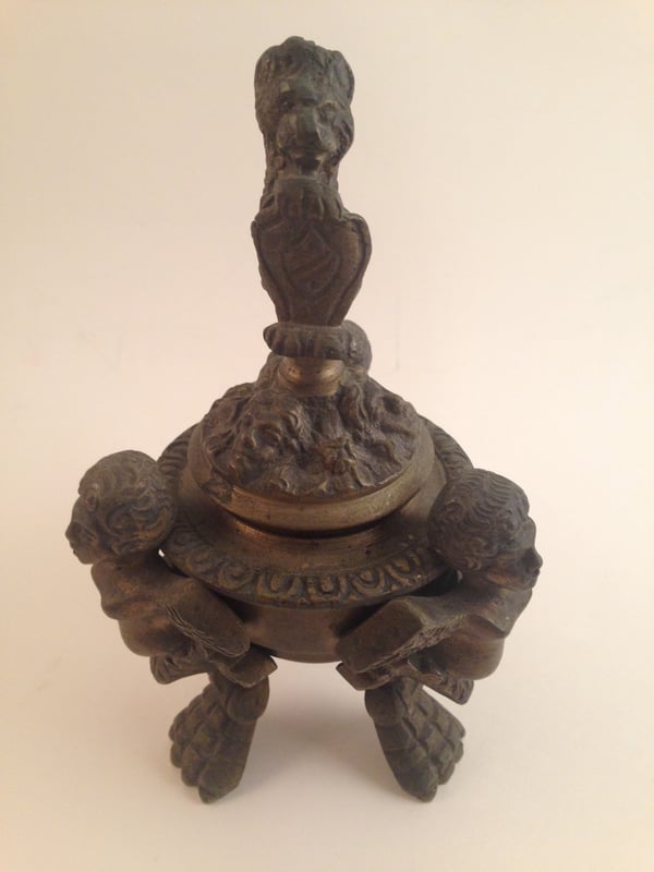 Image of Antique bronze statue