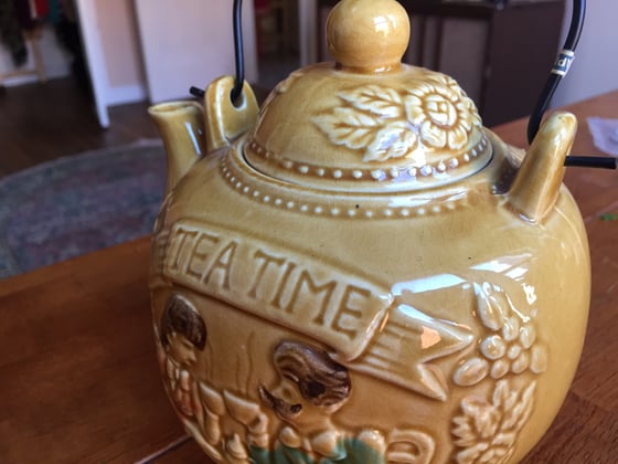 Image of Buttercream "Tea Time" Kettle